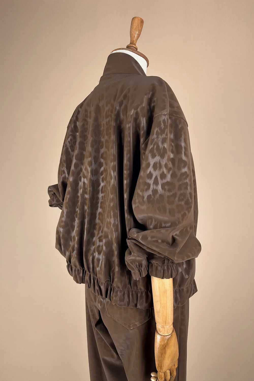 Leopar Desenli Pantolon Ceket Takım