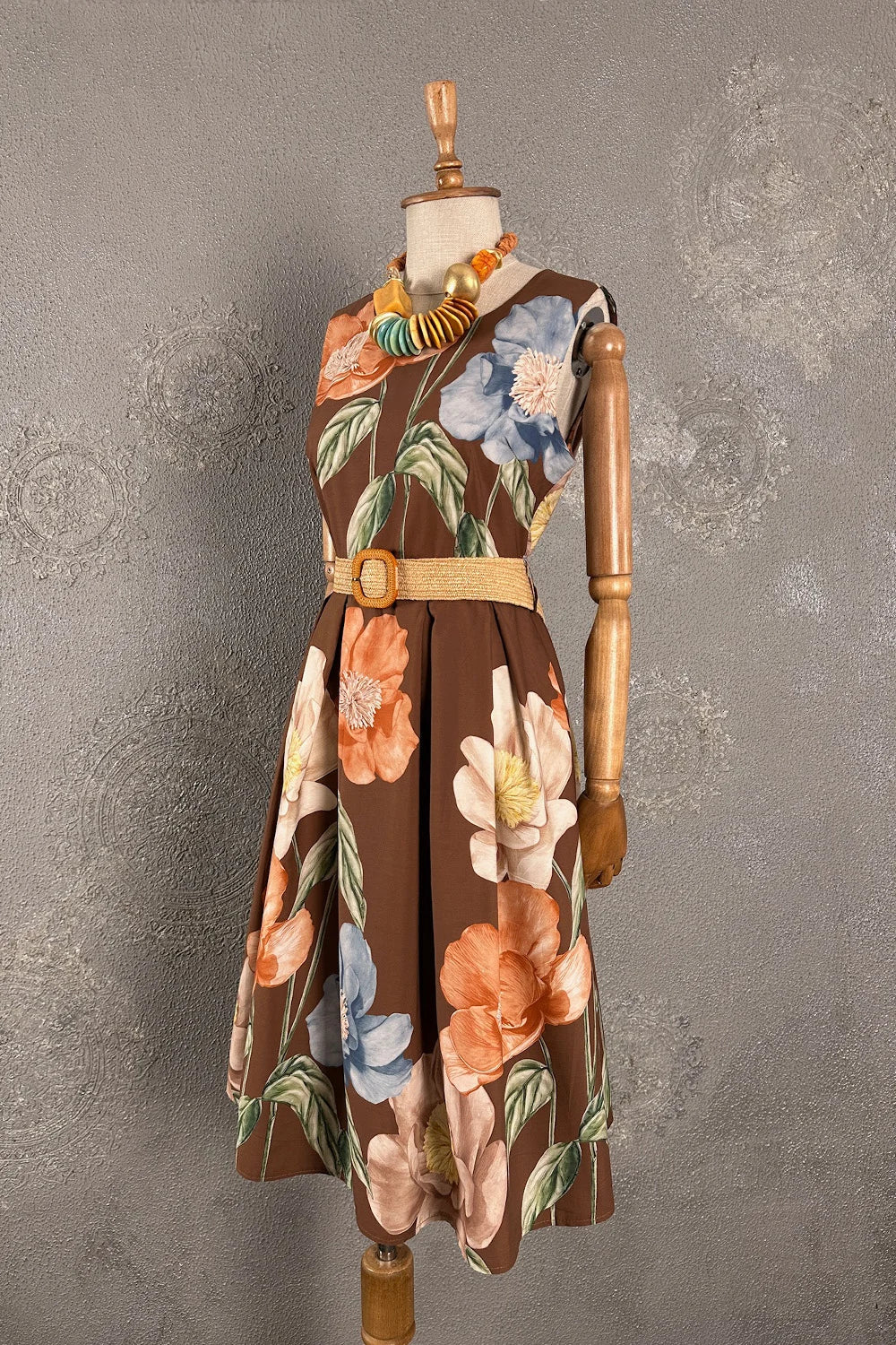 Floral Desenli Elbise