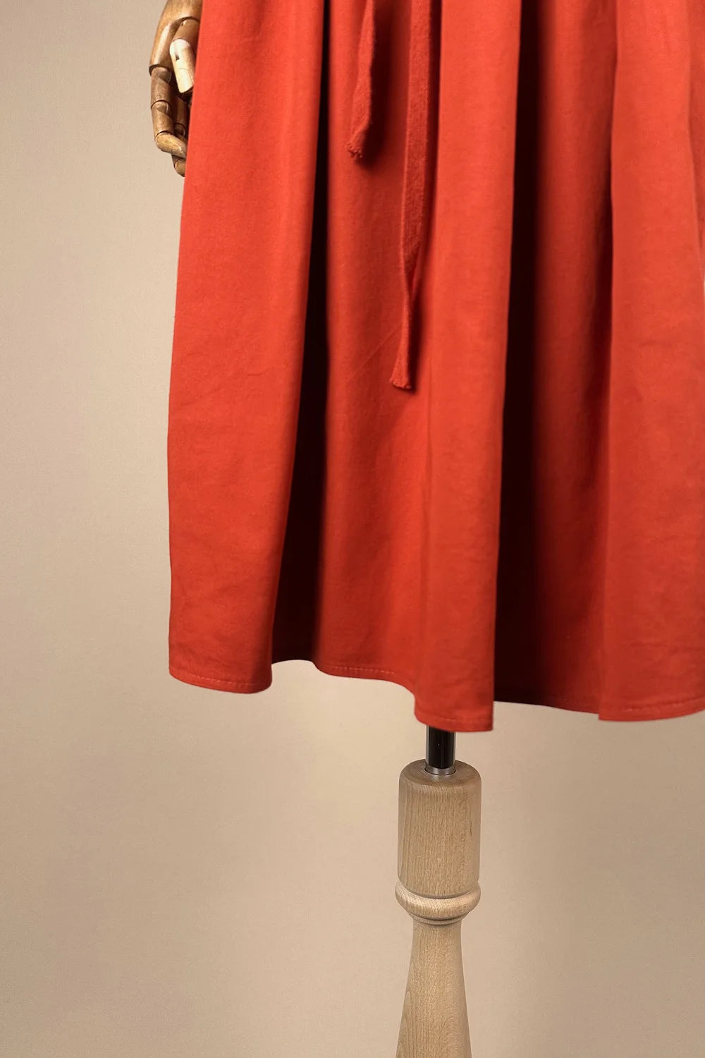 Fermuar Detaylı Midi Elbise