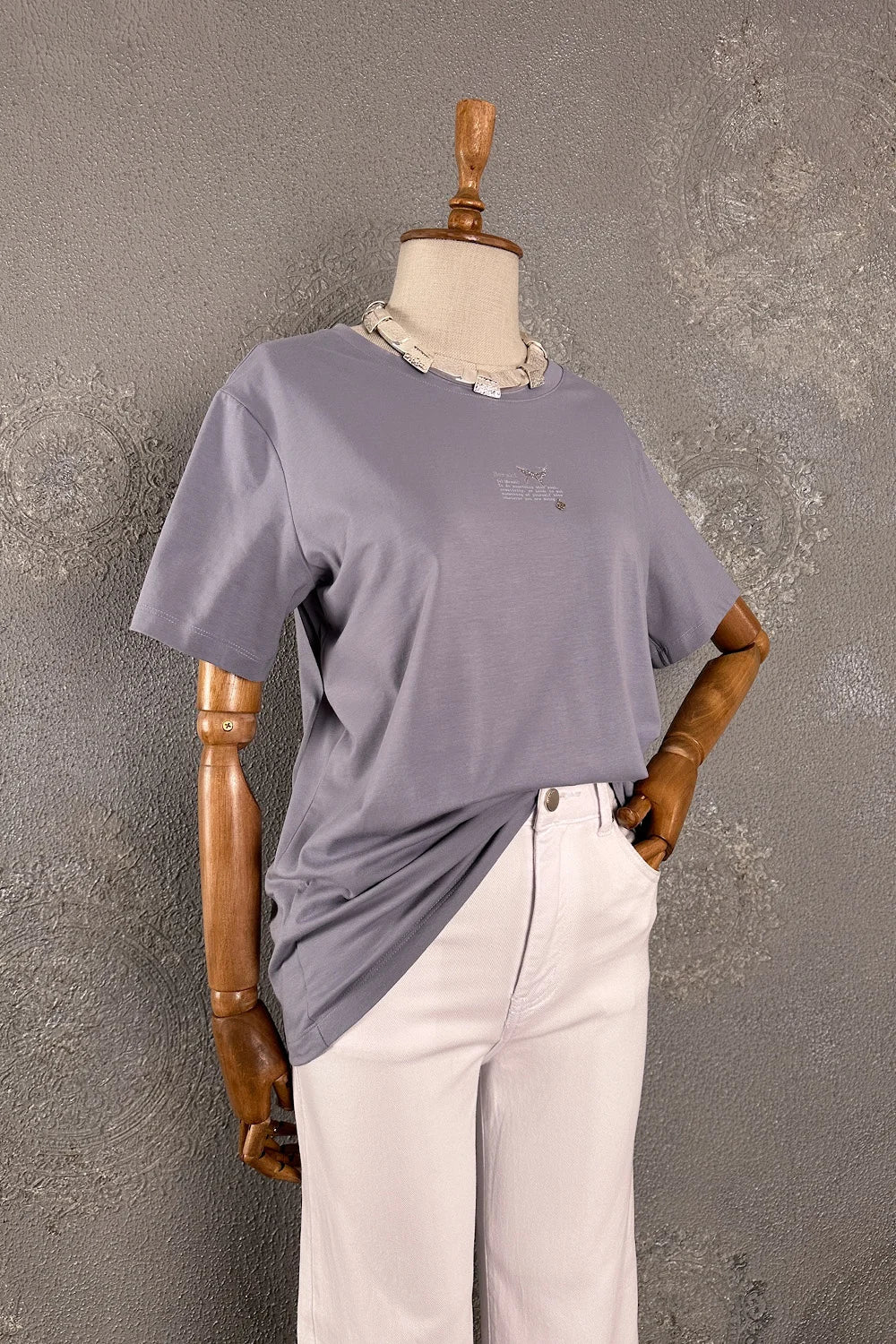 Baskılı Basic T-shirt