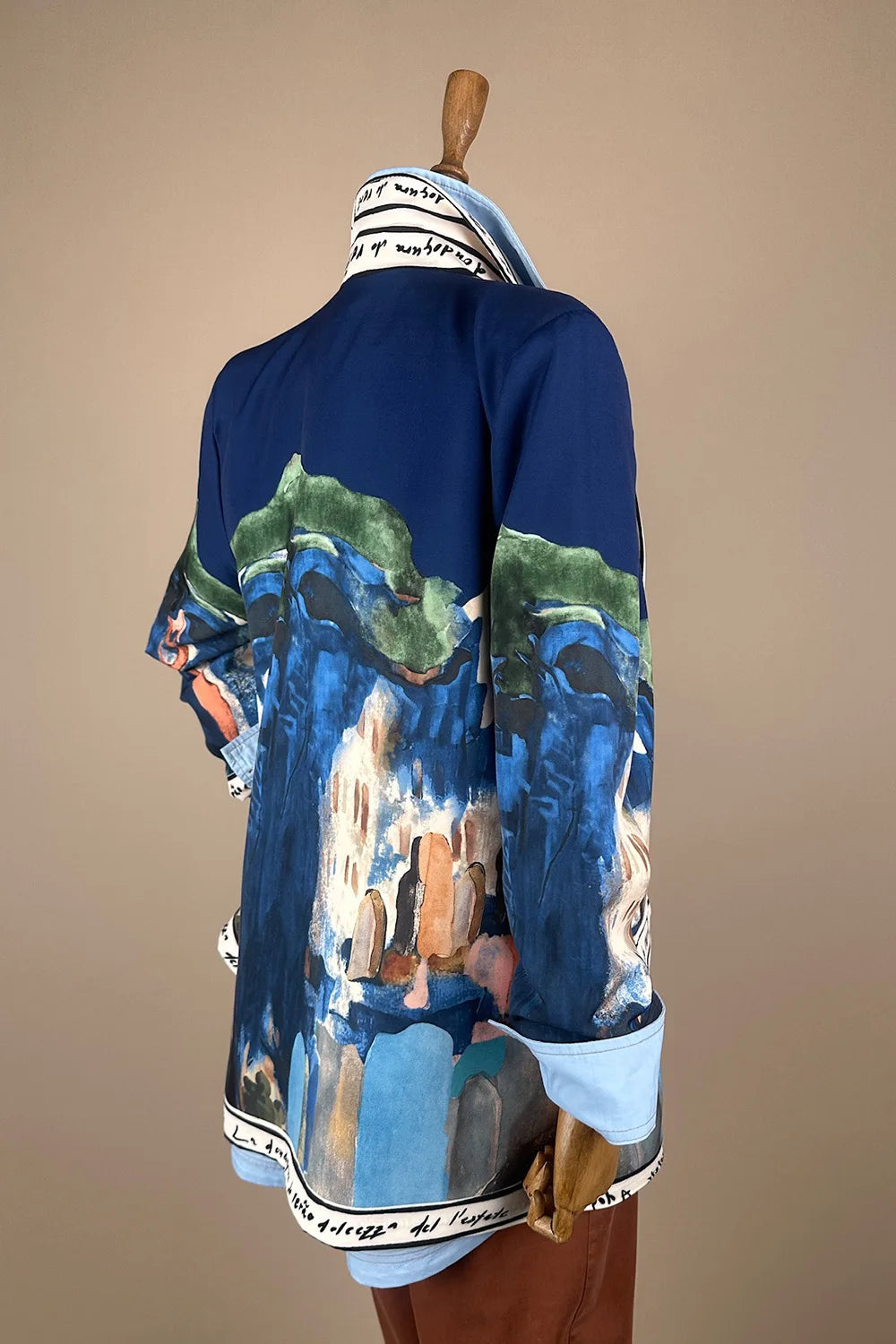 Desenli Blazer Ceket