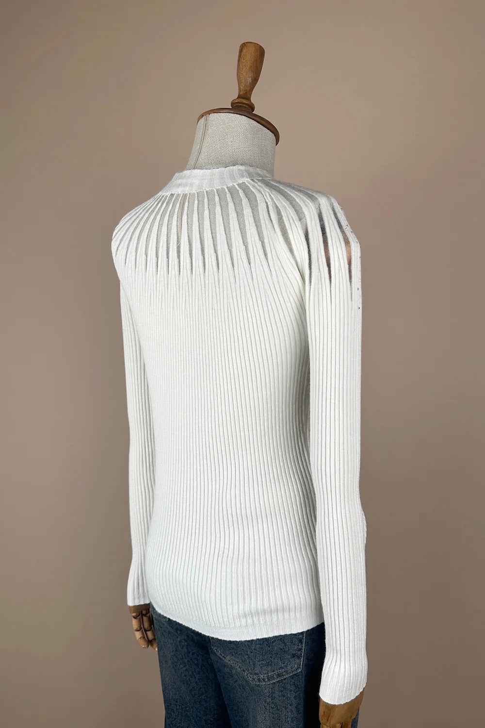 Taş İşlemeli Triko Bluz