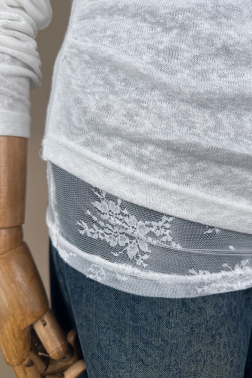 Çift Katlı Drapeli Bluz