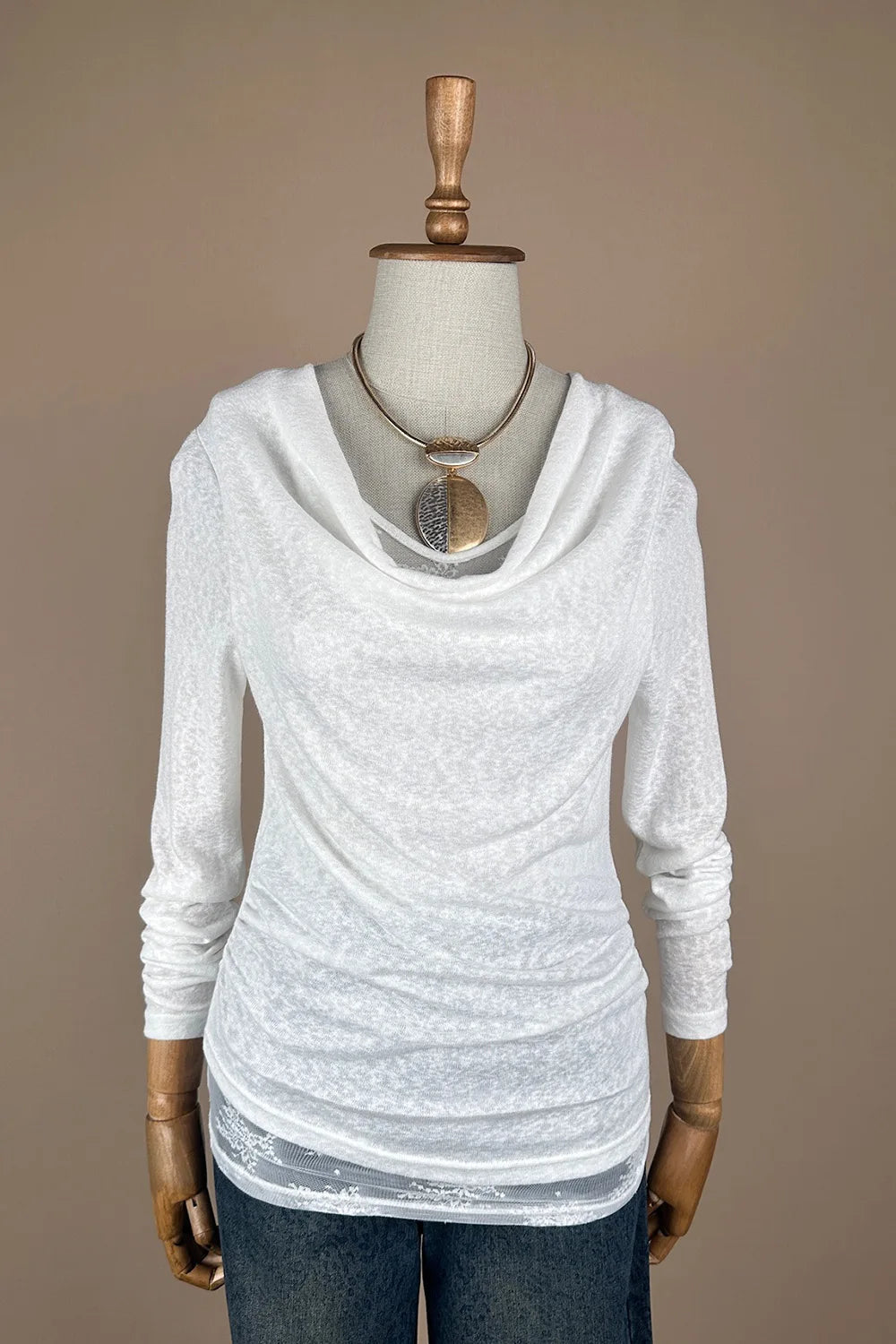 Çift Katlı Drapeli Bluz