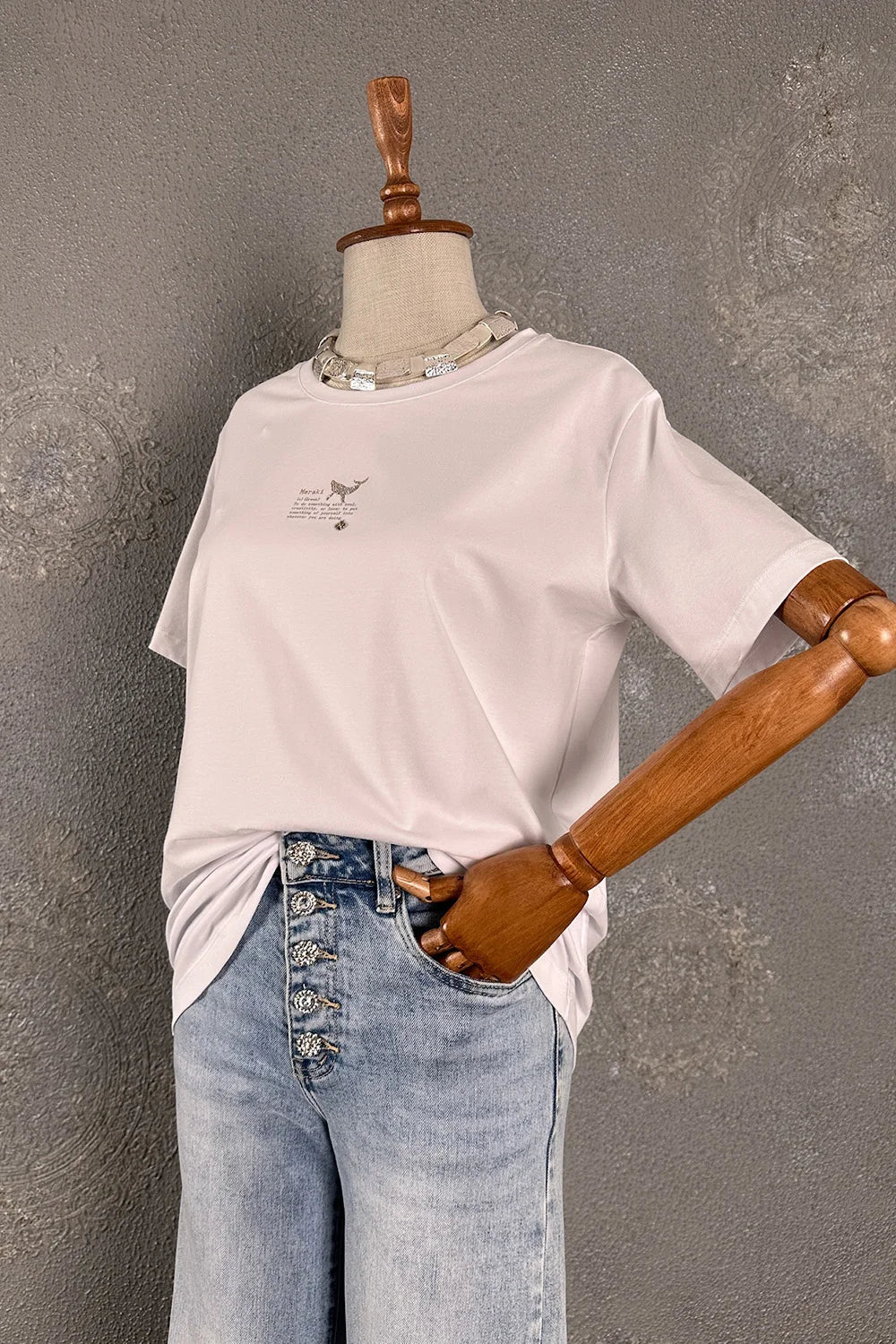 Baskılı Basic T-shirt