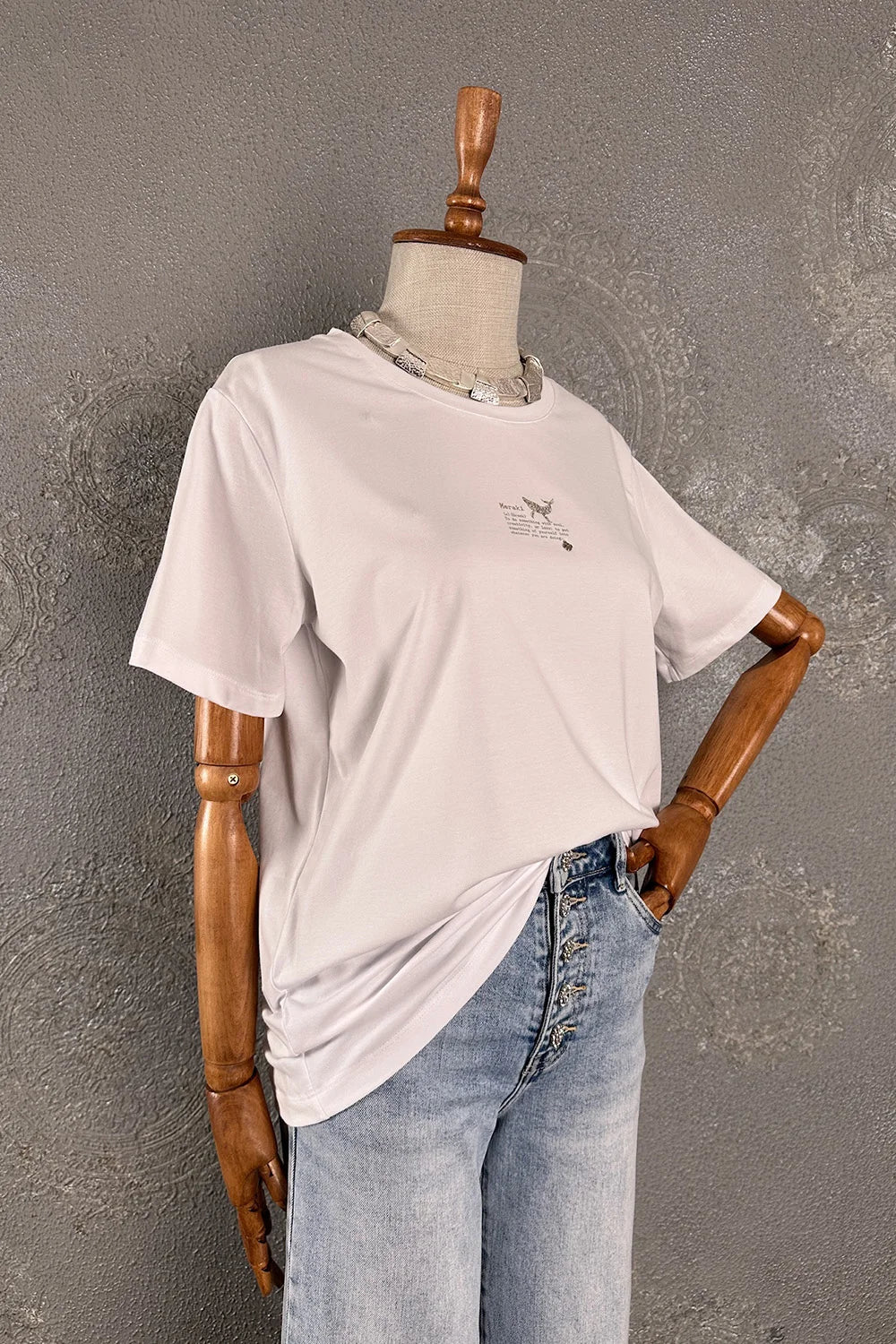Baskılı Basic T-shirt