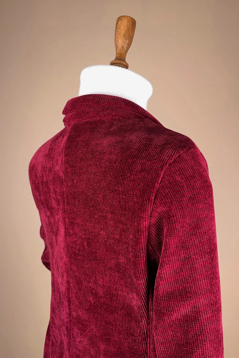 Kadife Dokulu Blazer Ceket