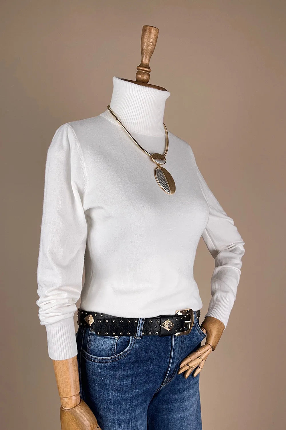 Balıkçı Yakalı Triko Kazak