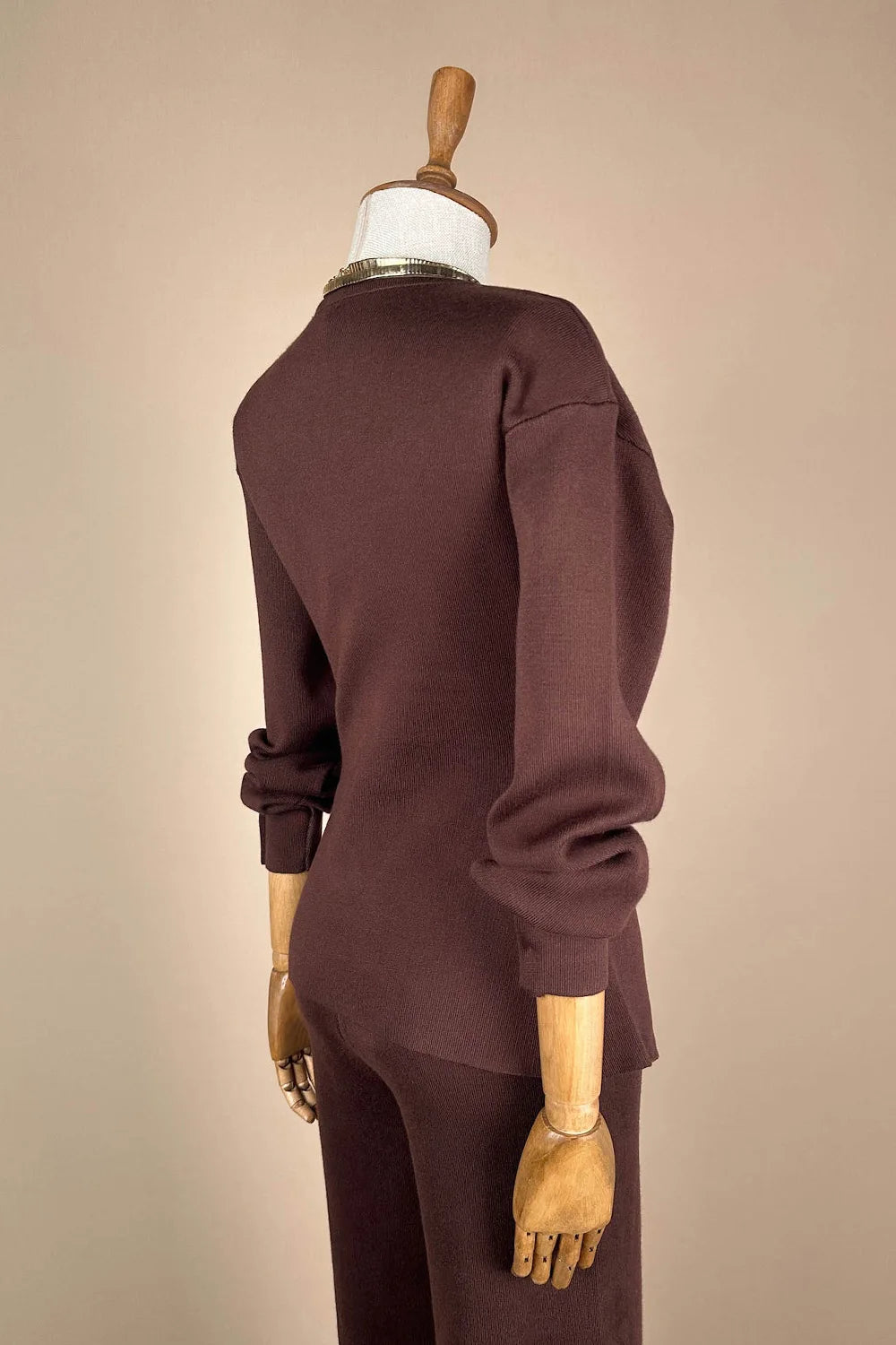 Kruvaze Detaylı Triko Takım