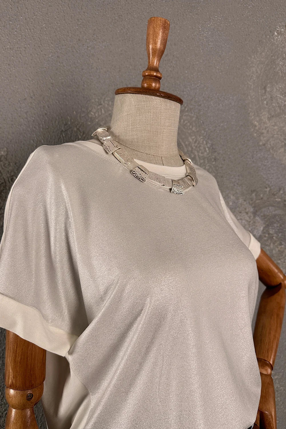 Parlak Dokulu T-shirt