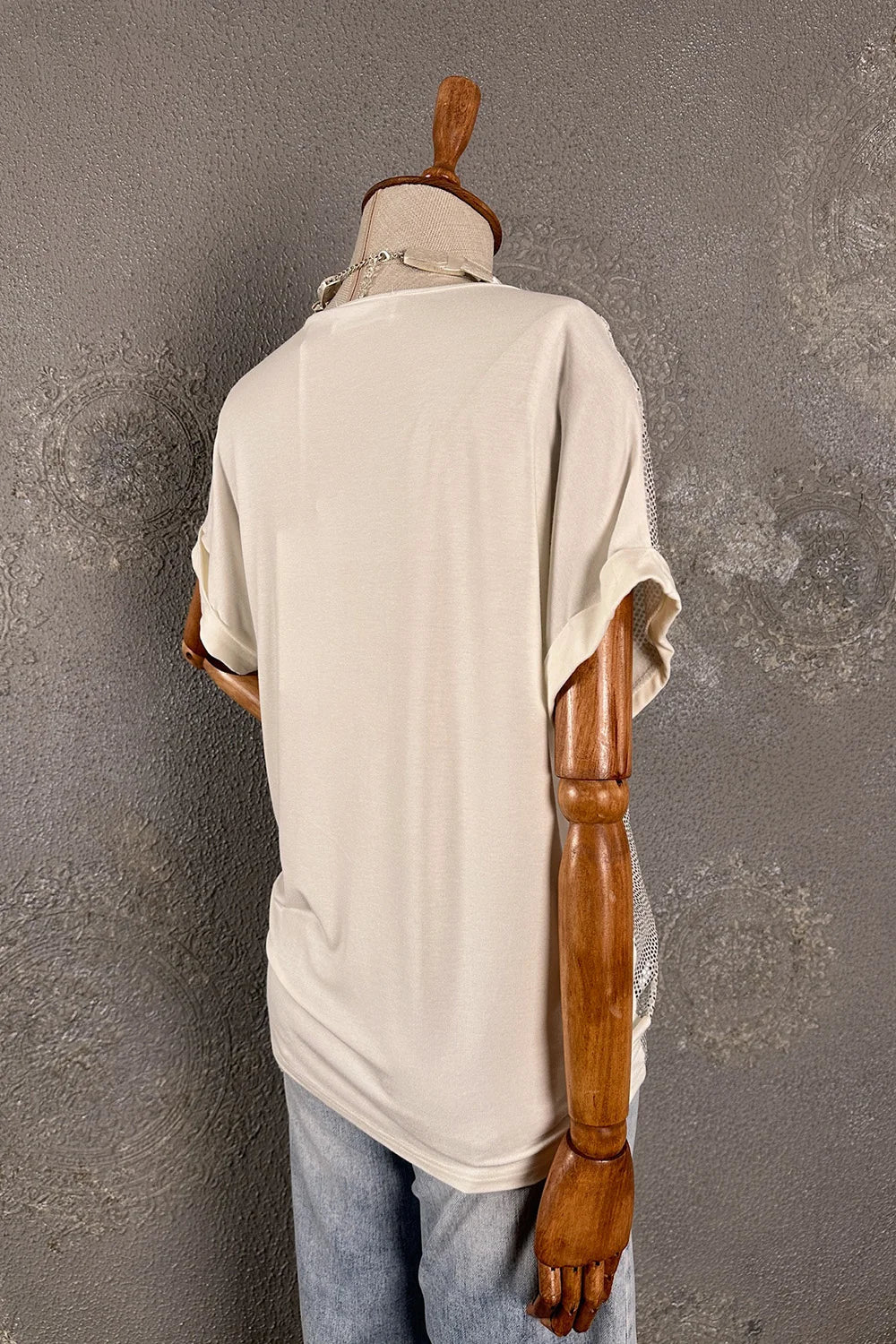 Parlak Dokulu T-shirt