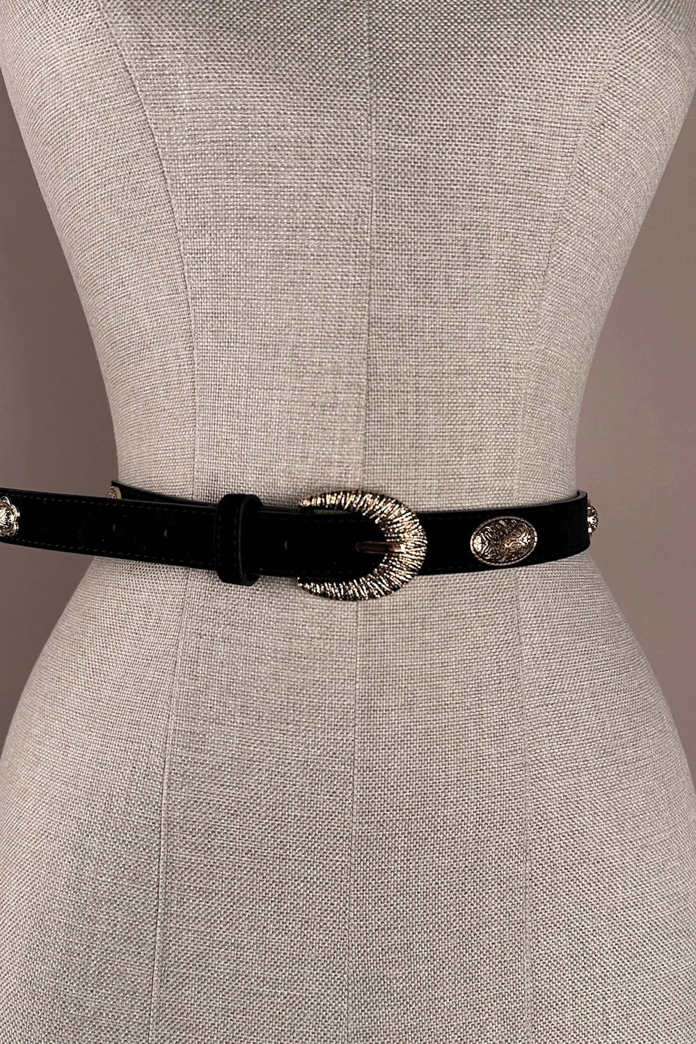 Metal Detaylı Vintage Kemer