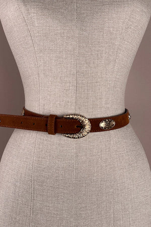 Metal Detaylı Vintage Kemer