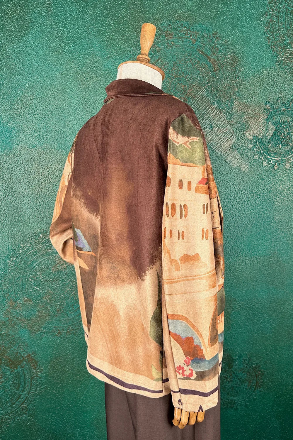 Süet Görünümlü Blazer Ceket