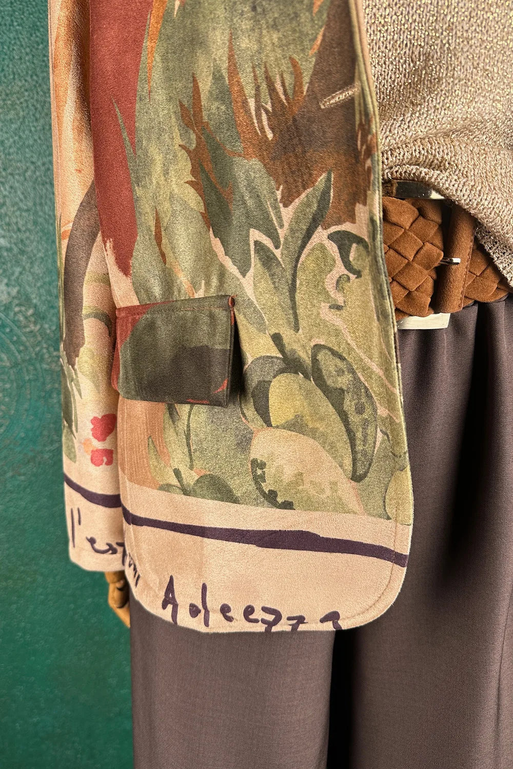 Süet Görünümlü Blazer Ceket