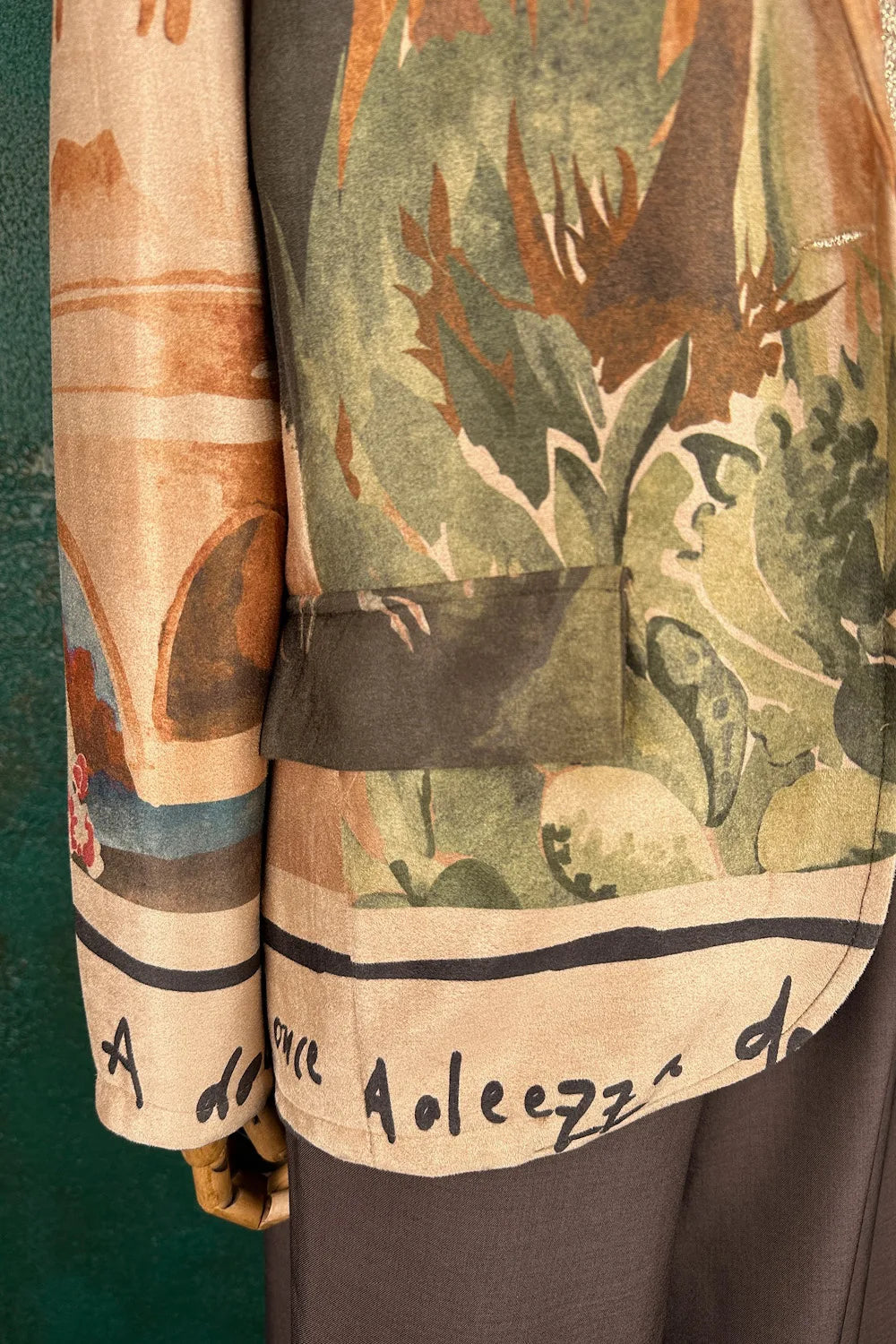 Süet Görünümlü Blazer Ceket