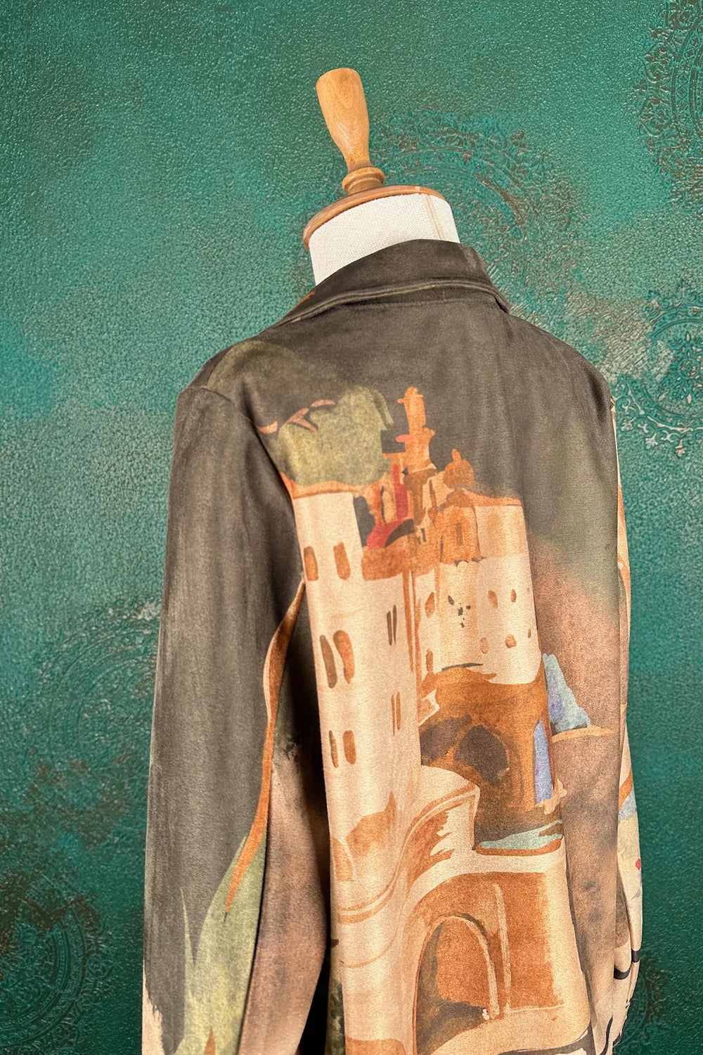 Süet Görünümlü Blazer Ceket