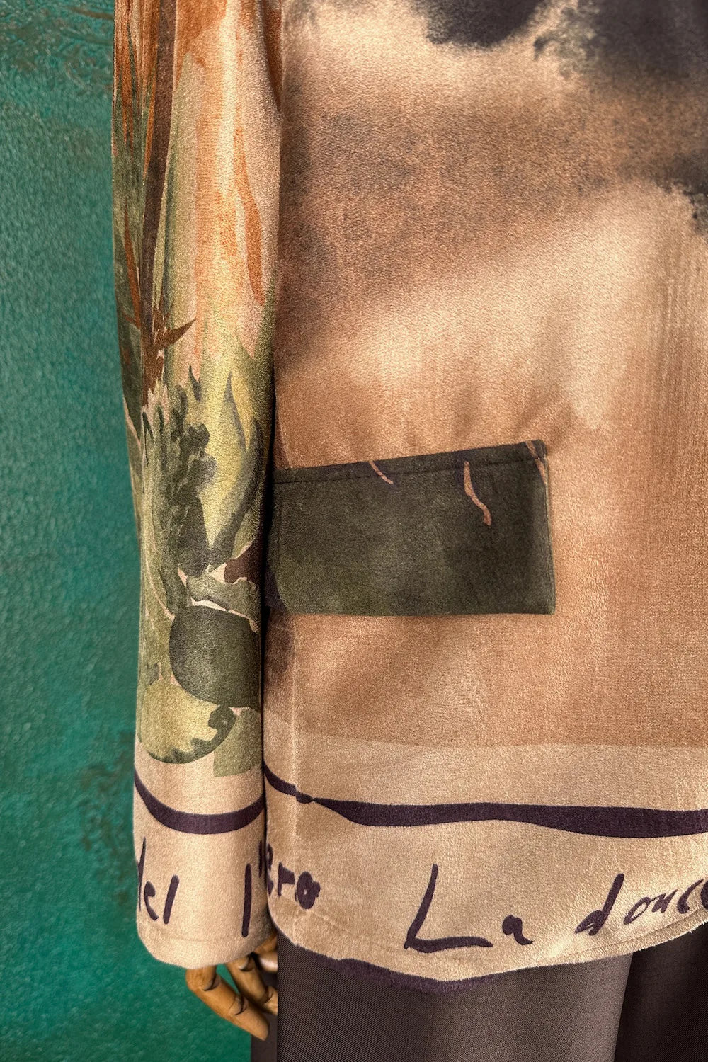 Süet Görünümlü Blazer Ceket