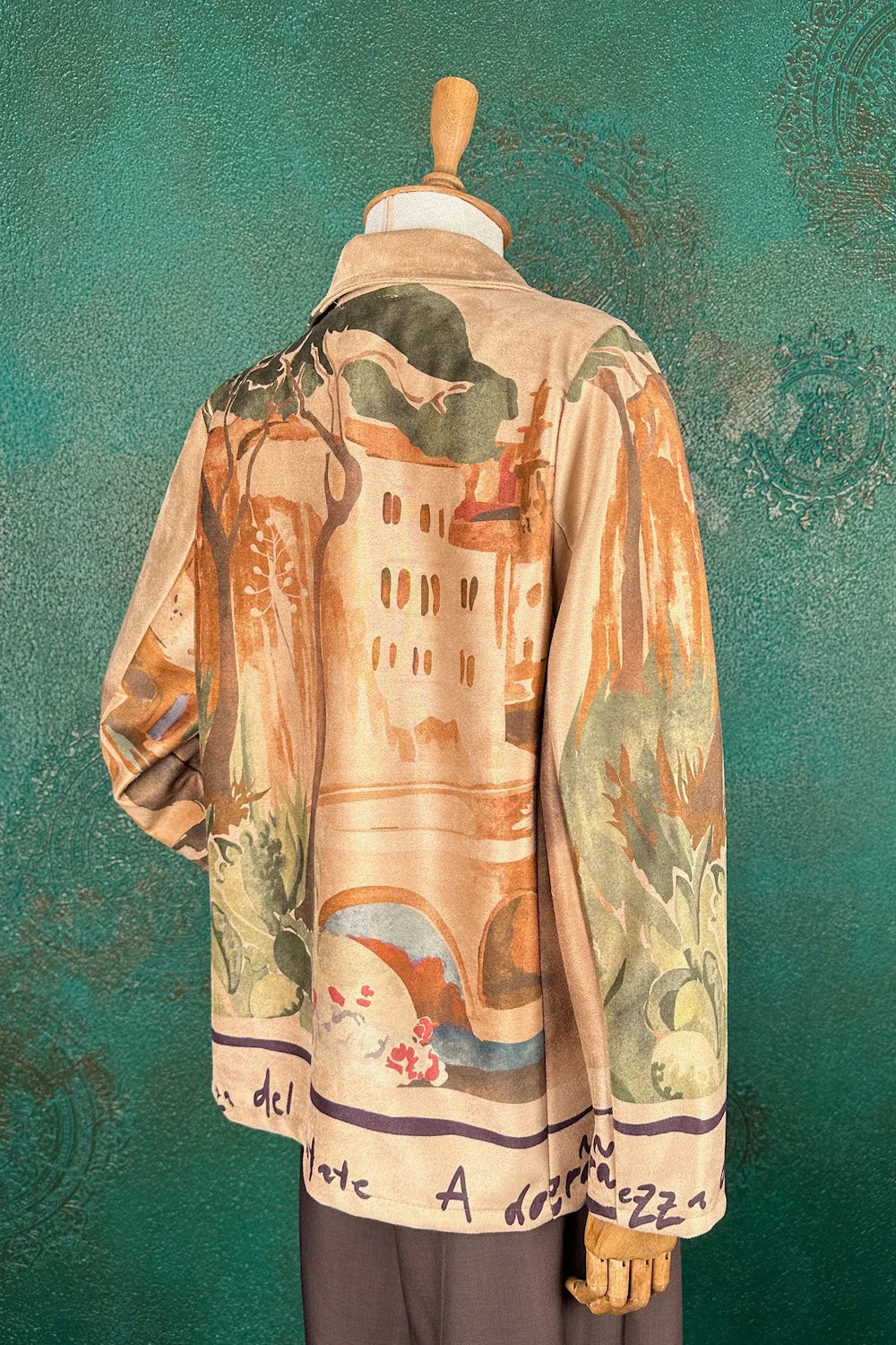 Süet Görünümlü Blazer Ceket