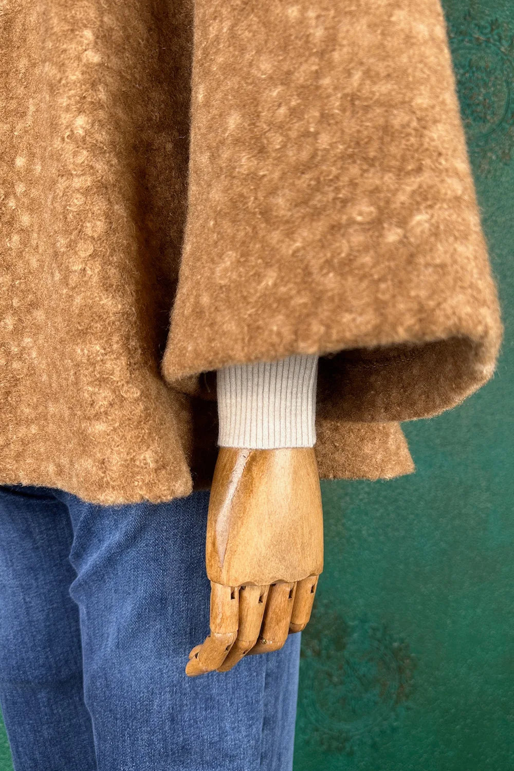 Dik Yakalı Buklet Ceket