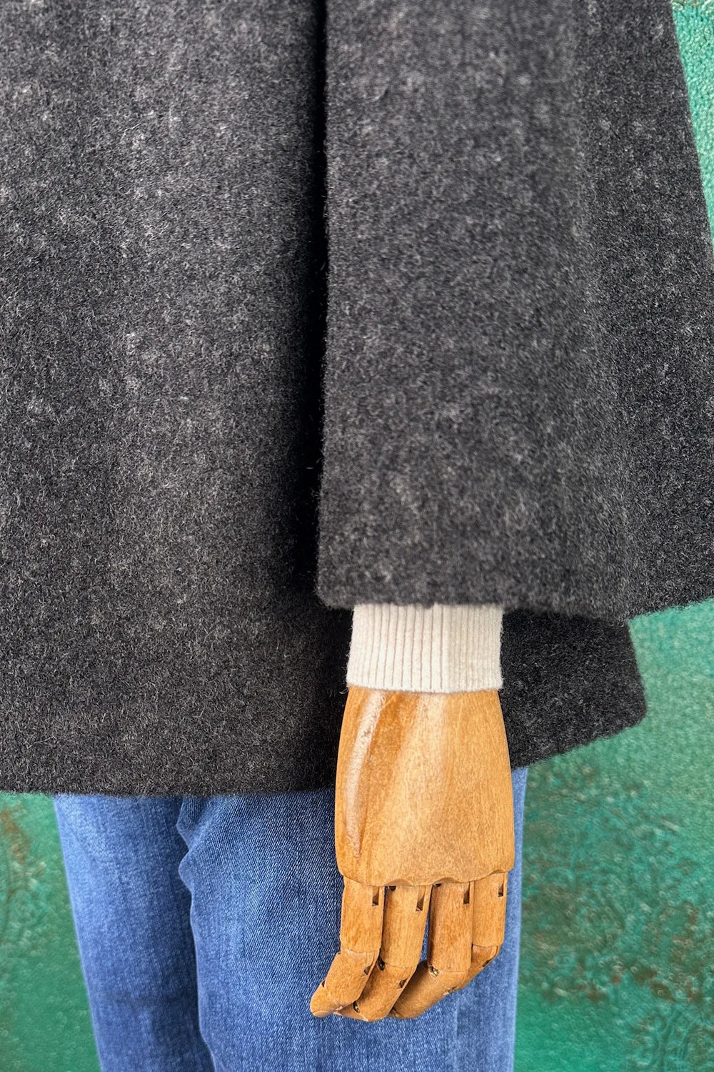 Dik Yakalı Buklet Ceket