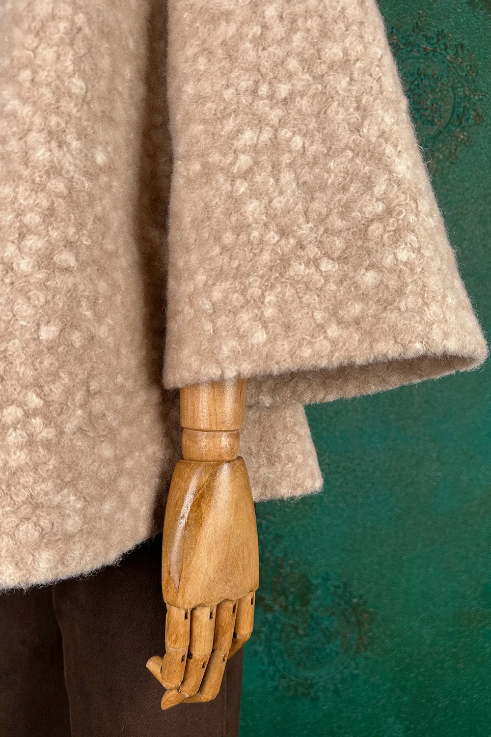 Dik Yakalı Buklet Ceket