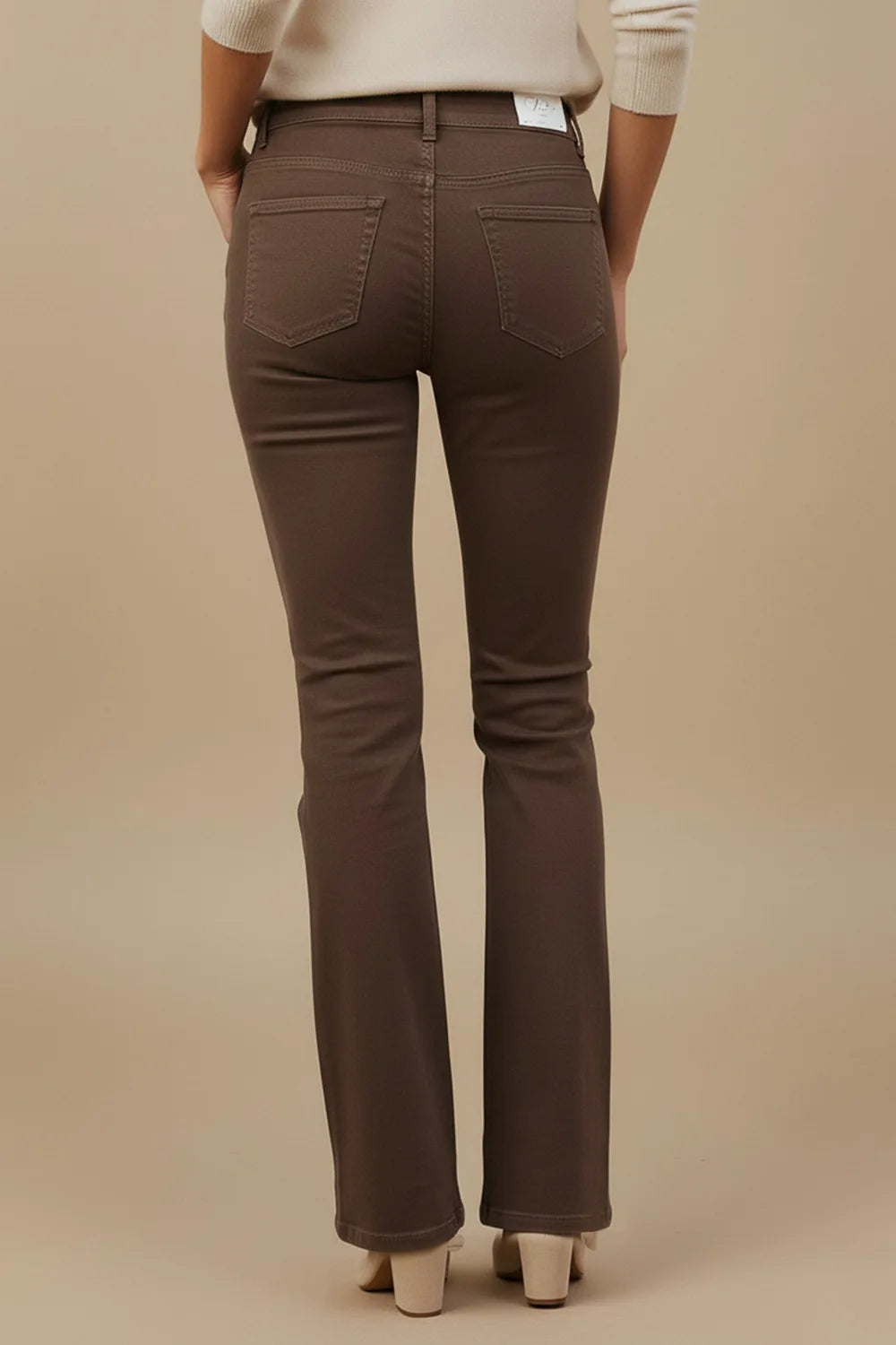 Kahverengi Straight Jean