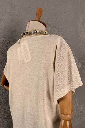 Taşlı Dokuma T-shirt