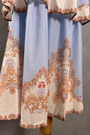 Desenli Maxi Elbise