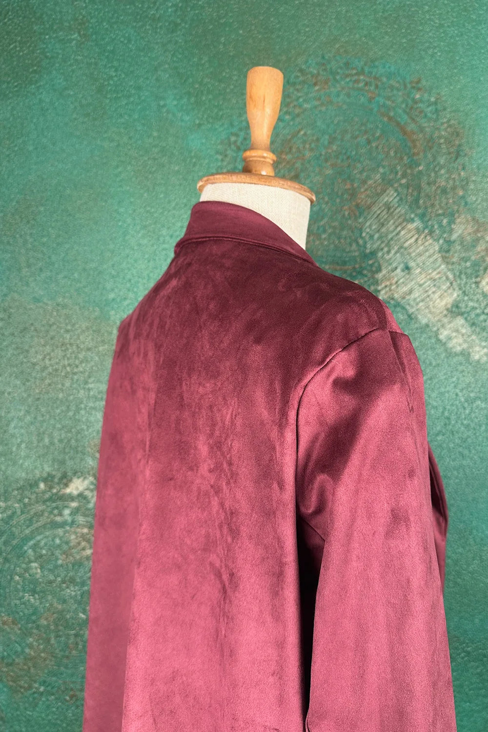 Nubuk Görünümlü Blazer Ceket
