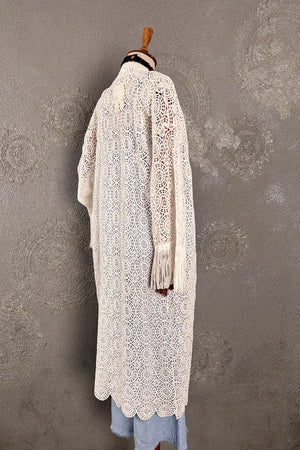 Uzun Dantel Kimono