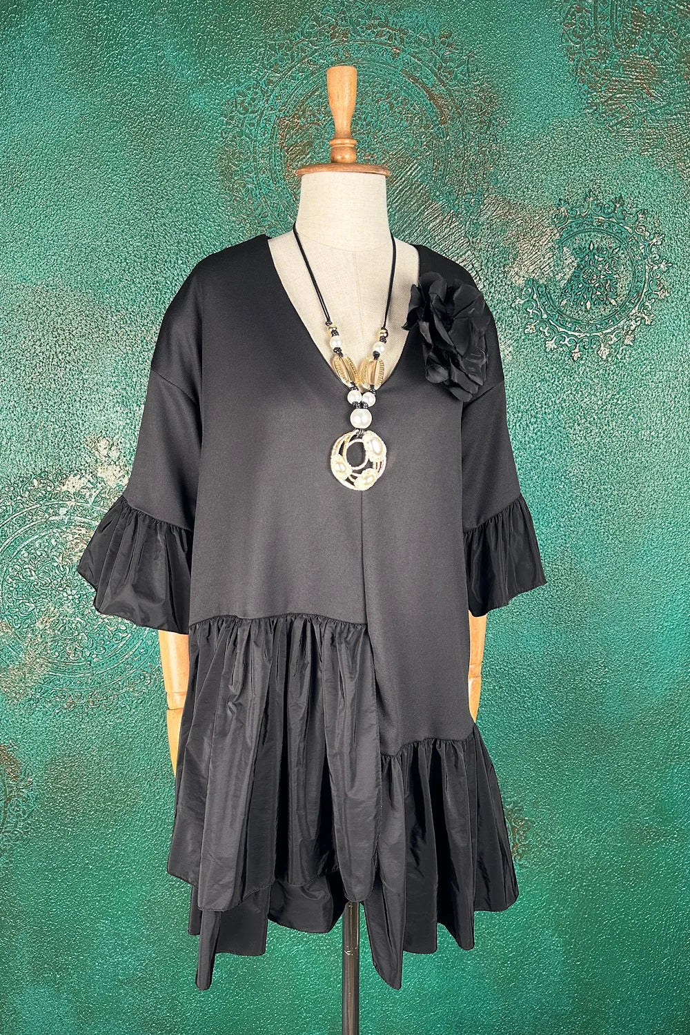 Oversized Kısa Elbise