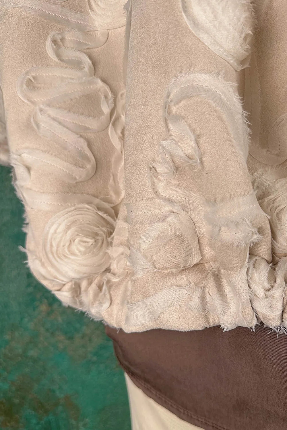 Kabartma Desenli Ceket