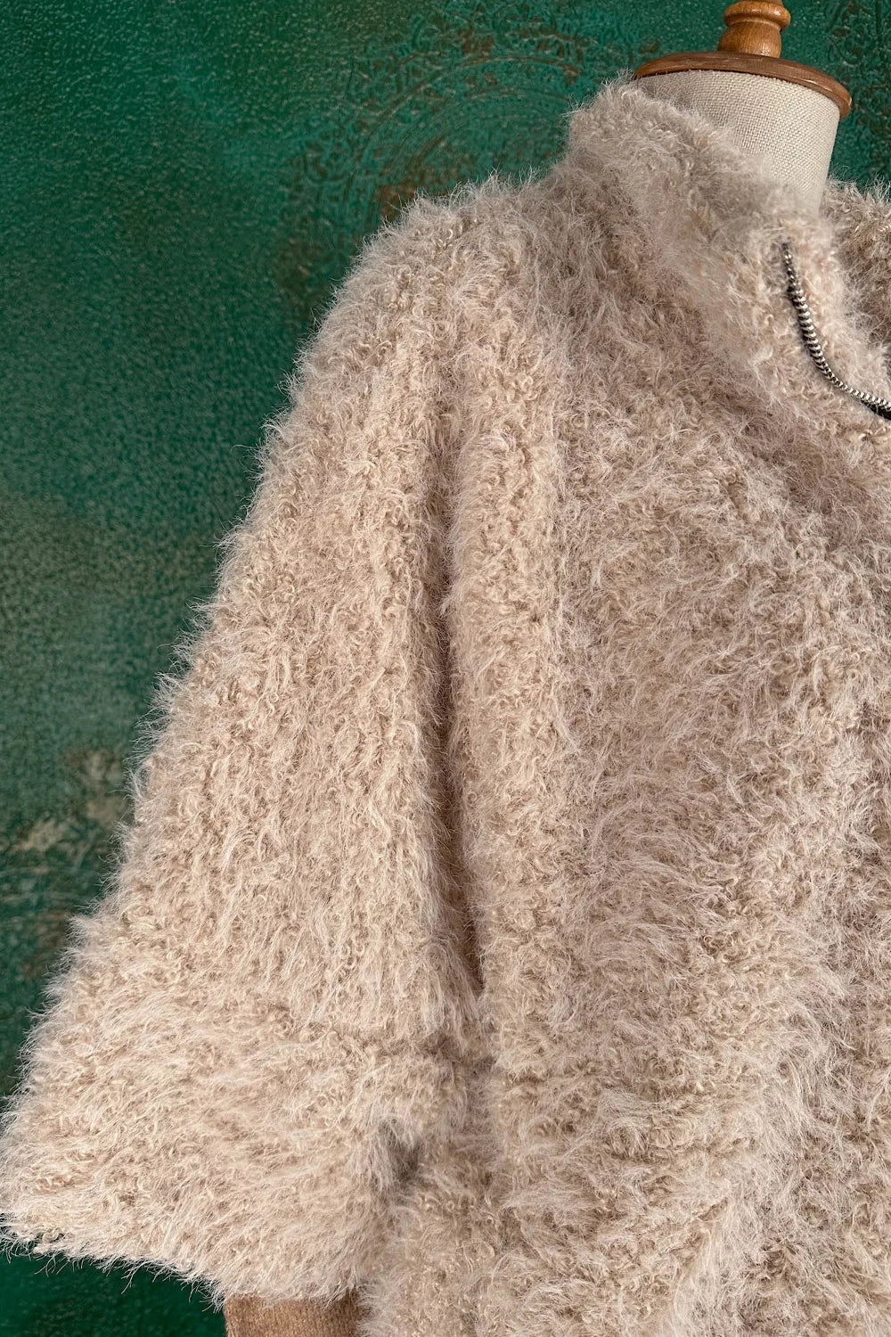 Tüylü Dokulu Ceket