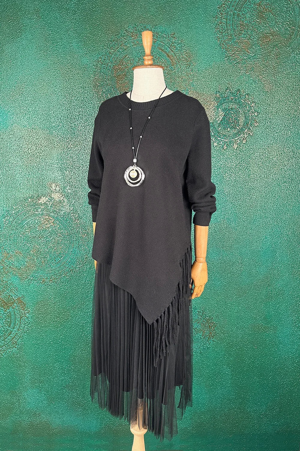 Çift Katmanlı Tül Elbise