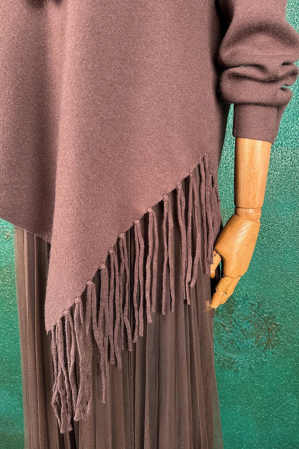 Çift Katmanlı Tül Elbise