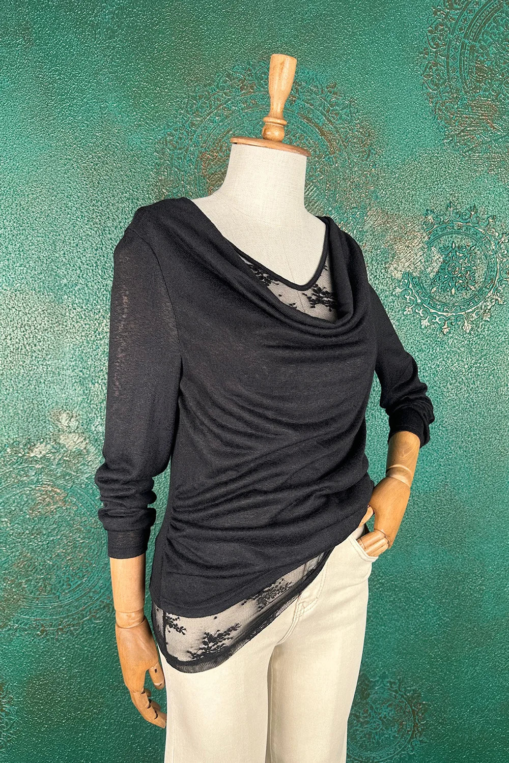 Çift Katlı Drapeli Bluz