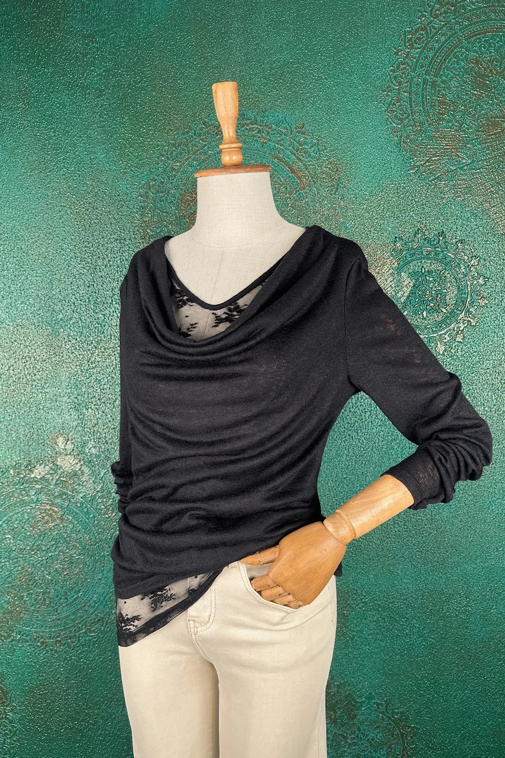 Çift Katlı Drapeli Bluz