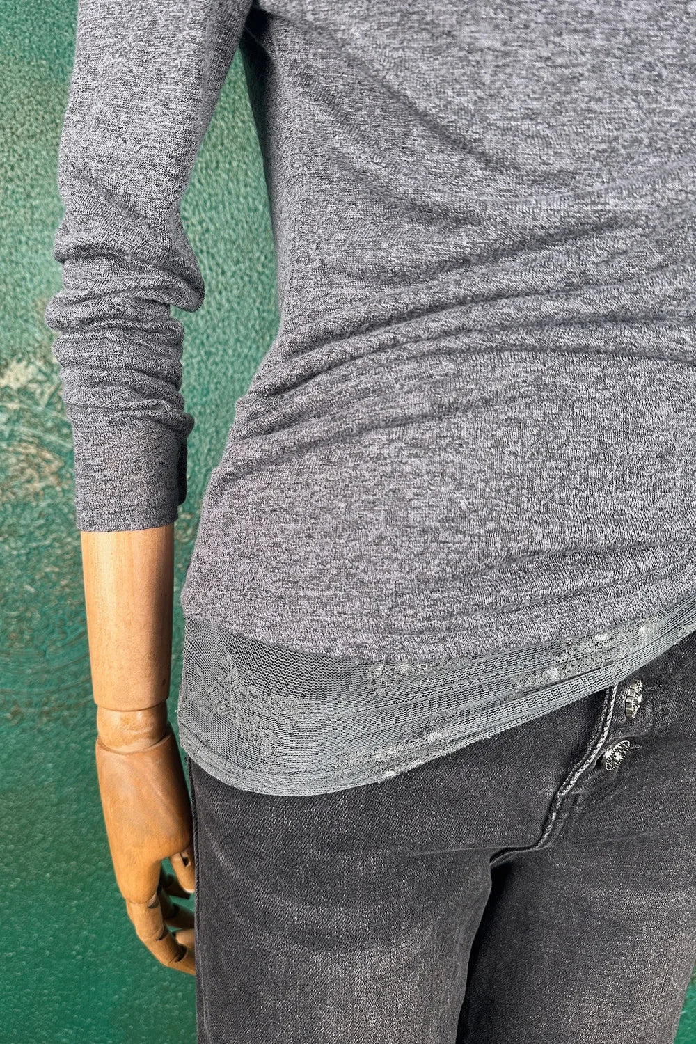 Çift Katlı Drapeli Bluz