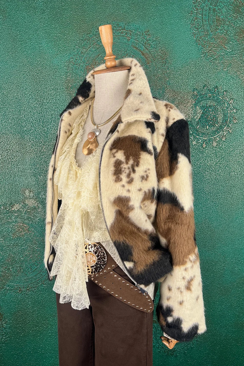 Kürk Dokulu Kısa Ceket