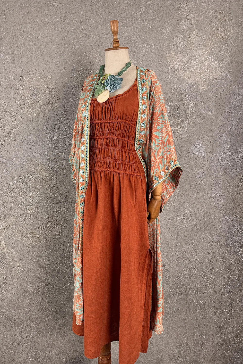 Uzun İpek Kimono