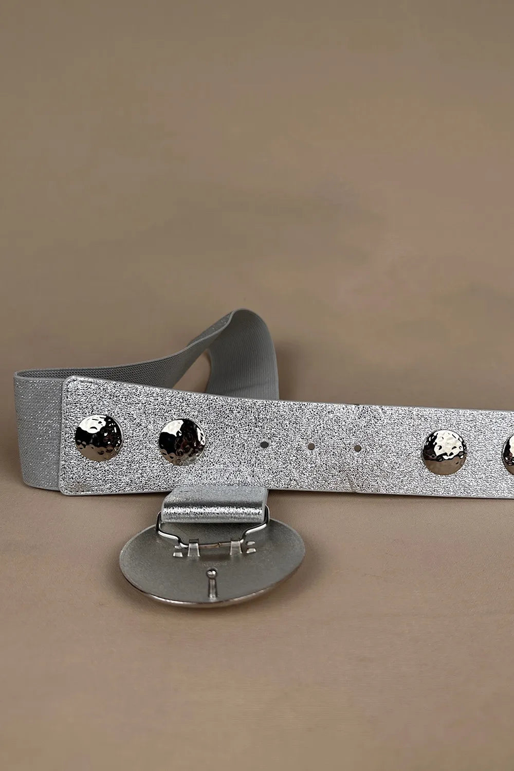 Büyük Metal Tokalı Elastik Kemer - Eliz