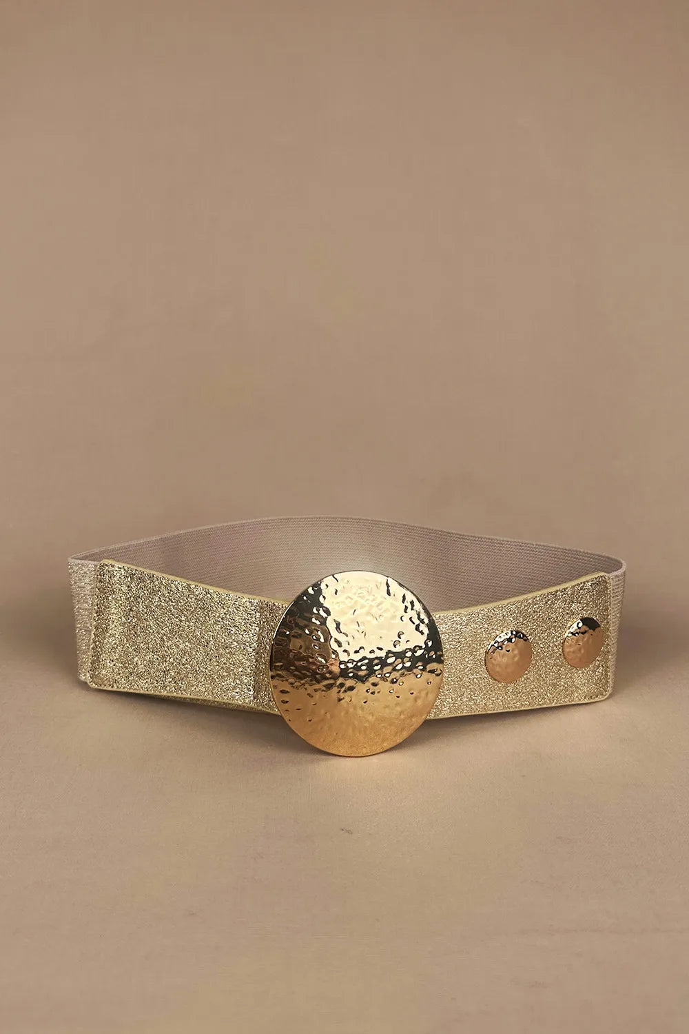 Büyük Metal Tokalı Elastik Kemer - Eliz