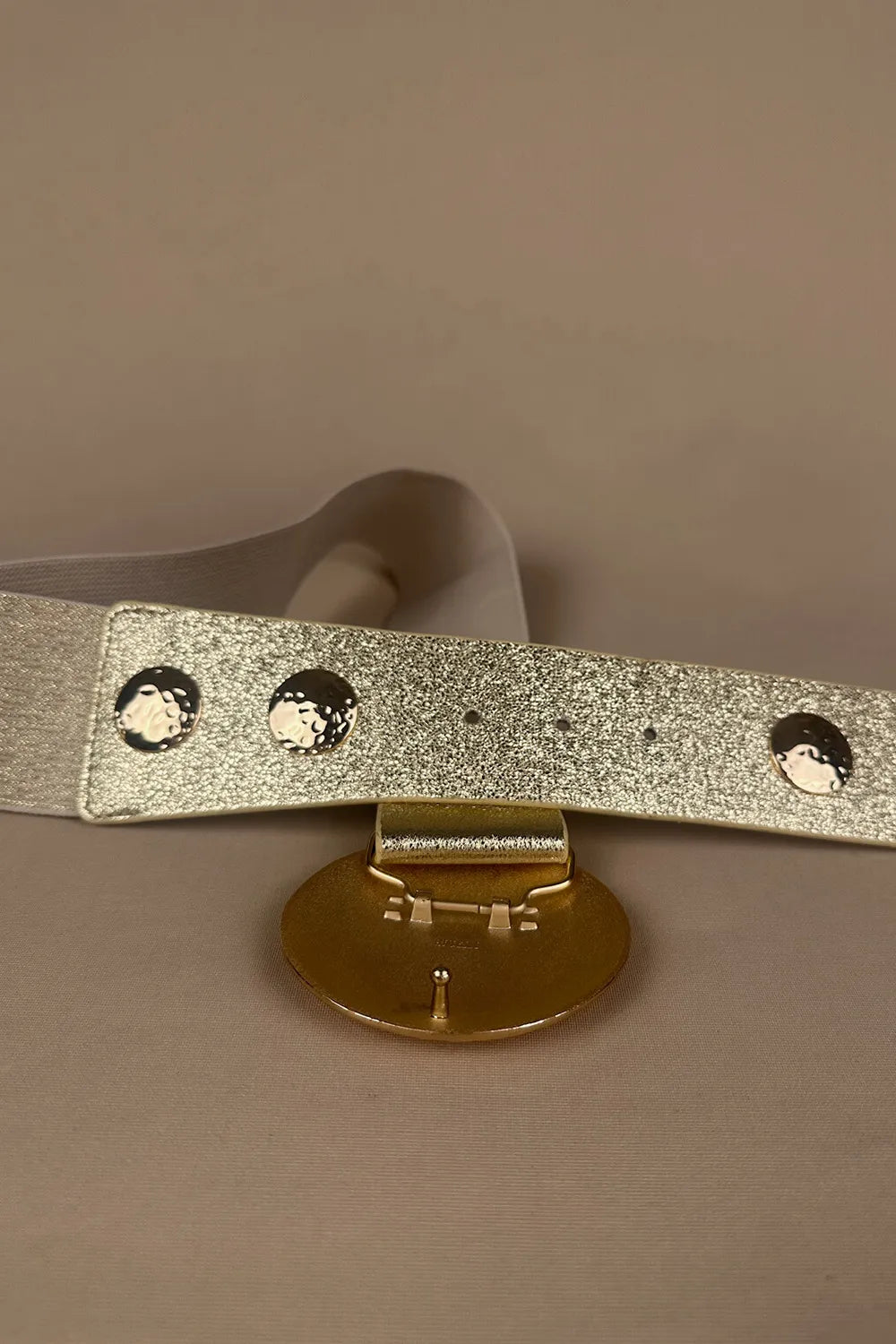 Büyük Metal Tokalı Elastik Kemer - Eliz