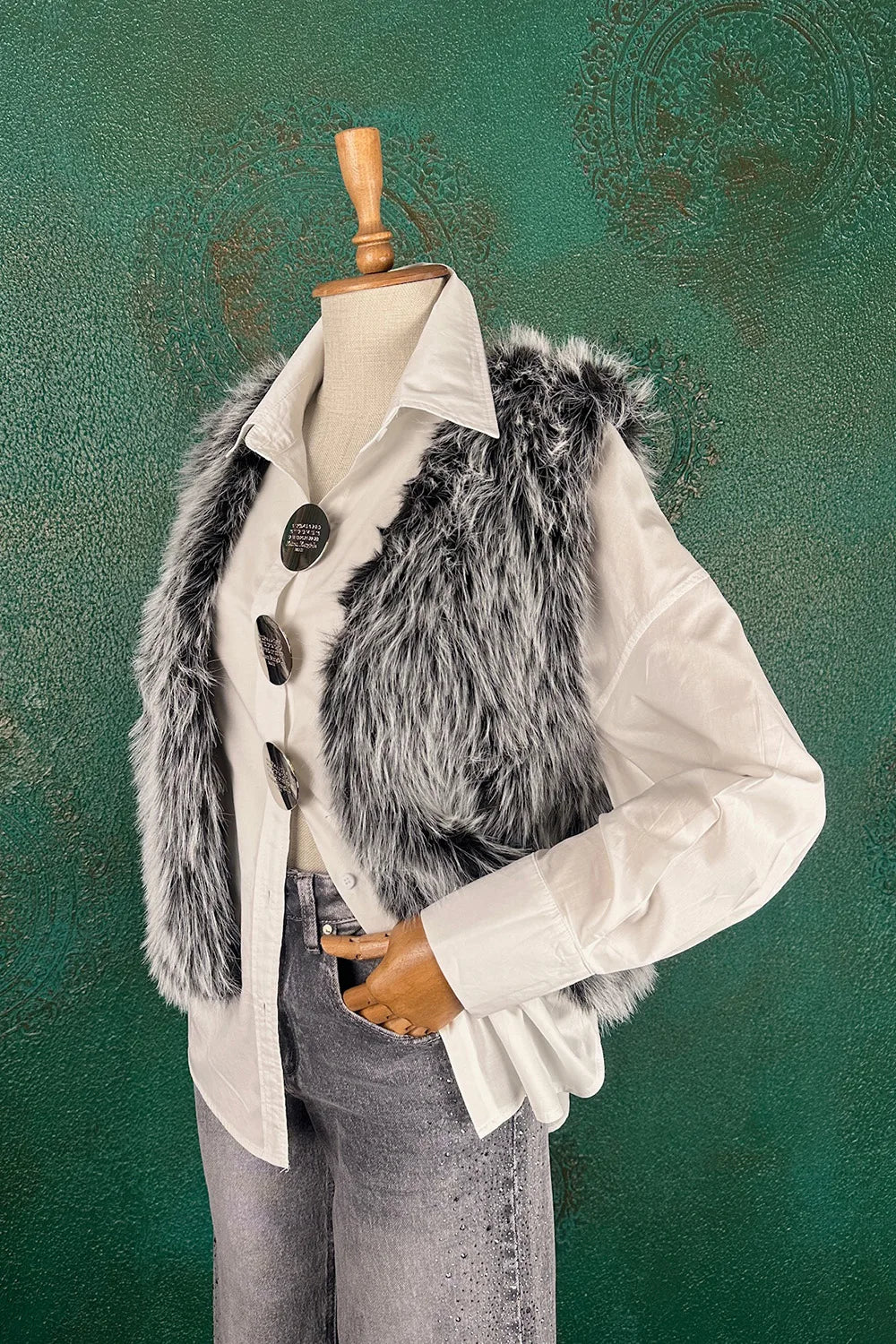 Kırçıllı Kürk Yelek