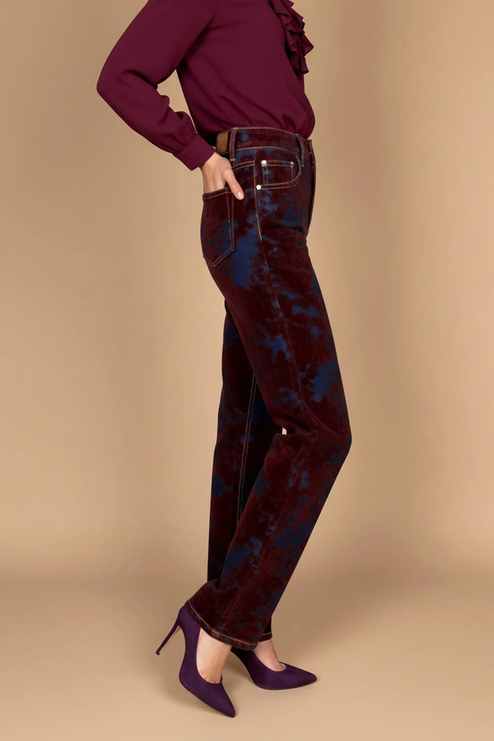 Kadife Gölgeli Jean