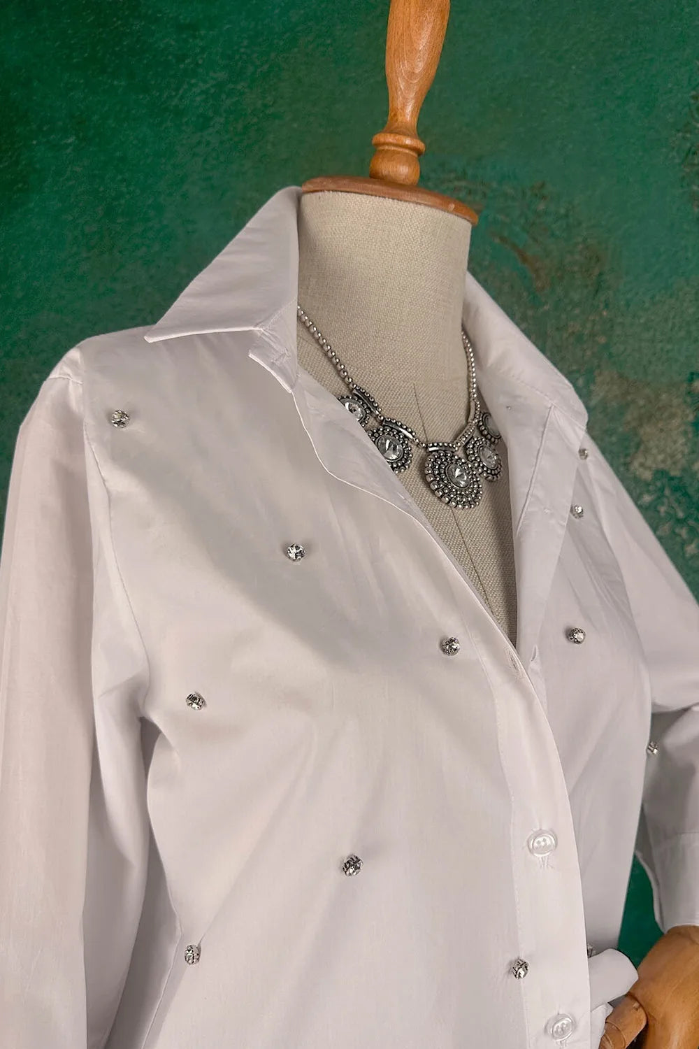 Taş İşlemeli Gömlek