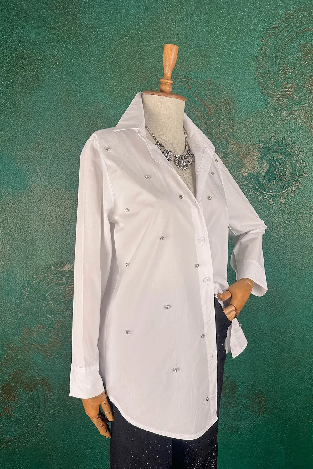 Taş İşlemeli Gömlek