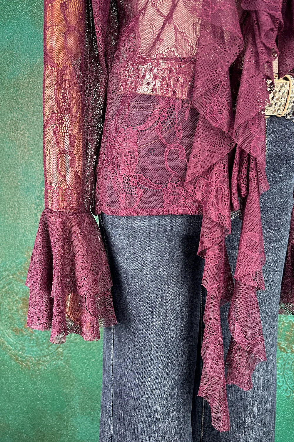 Dantel Detaylı Gömlek