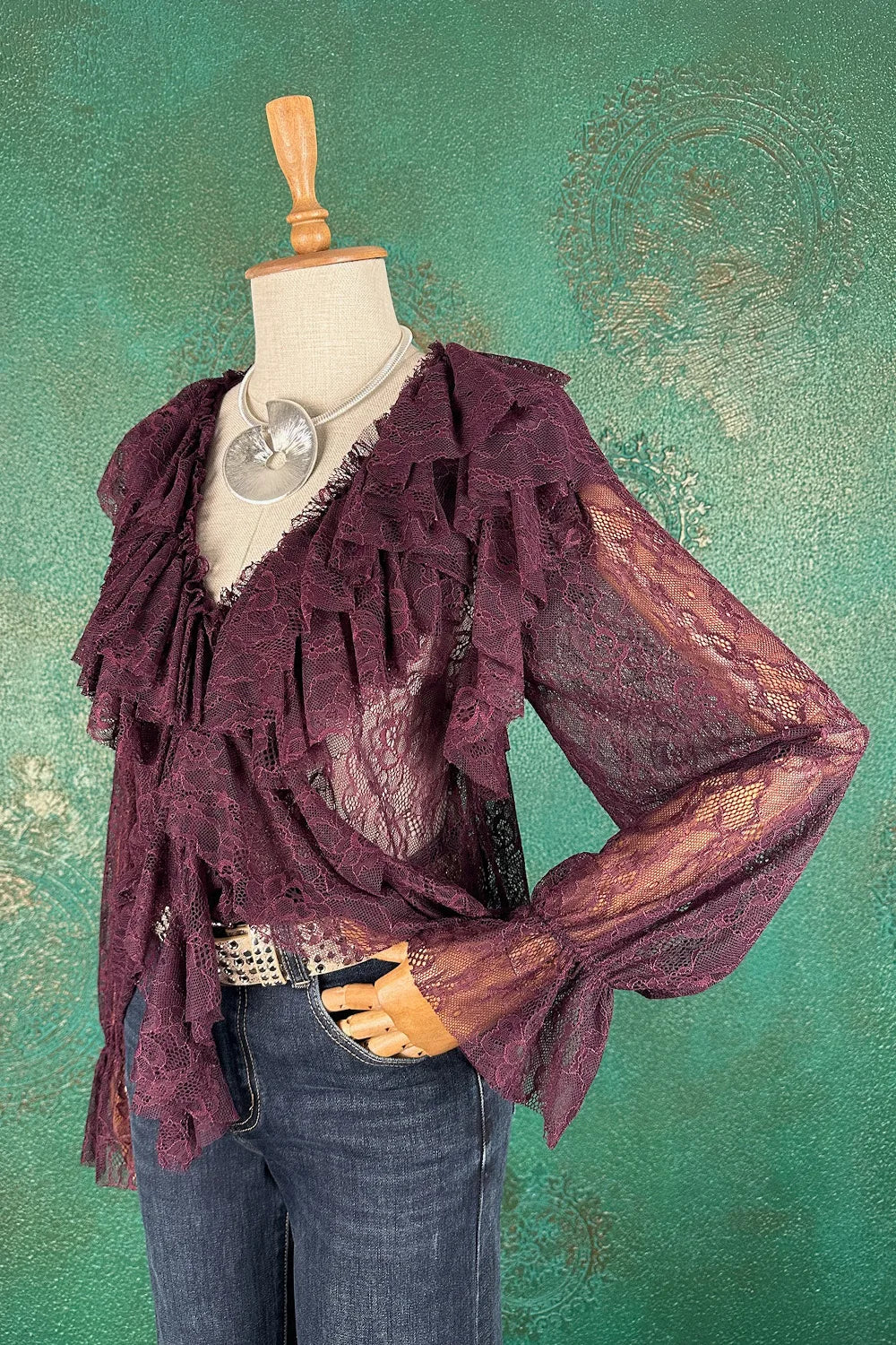 Dantel Detaylı Bluz